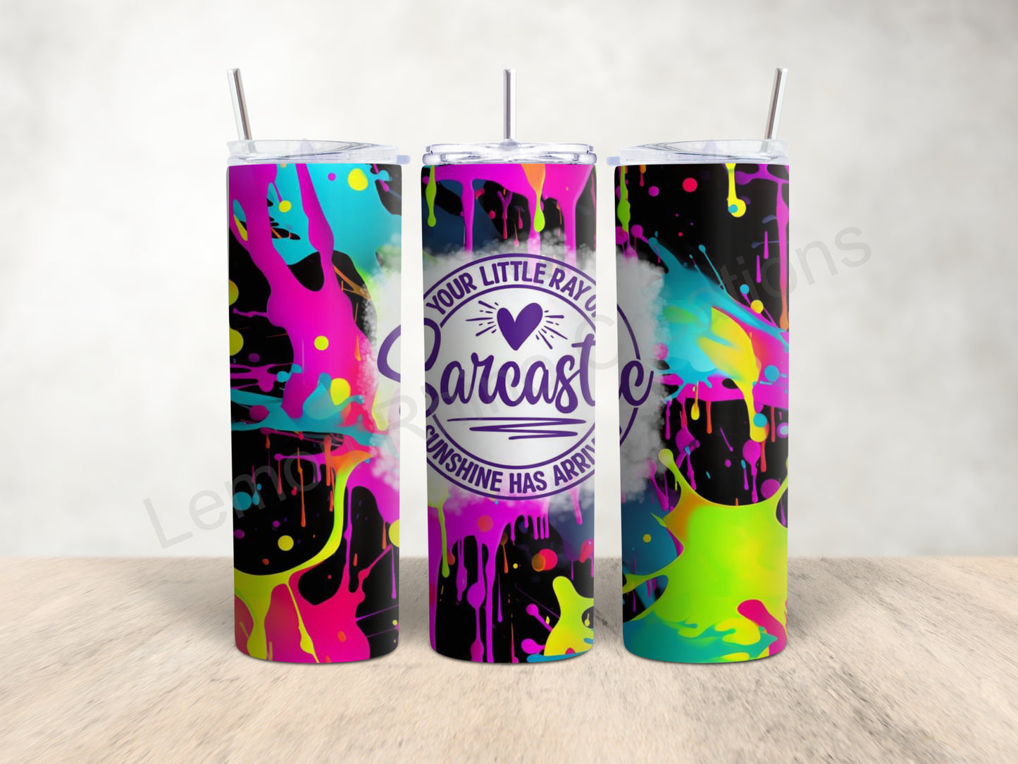 20oz Tumbler - Little Ray of Sarcastic Sunshine