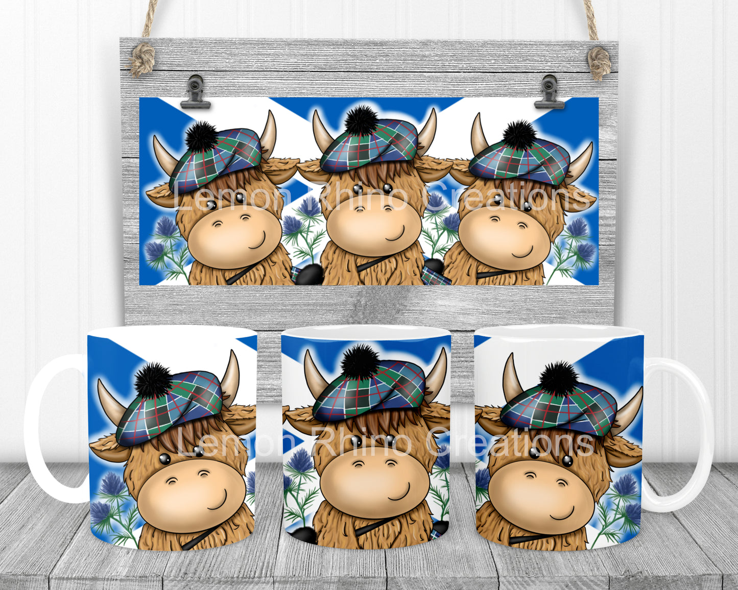 Scottish Highland Cow Mug