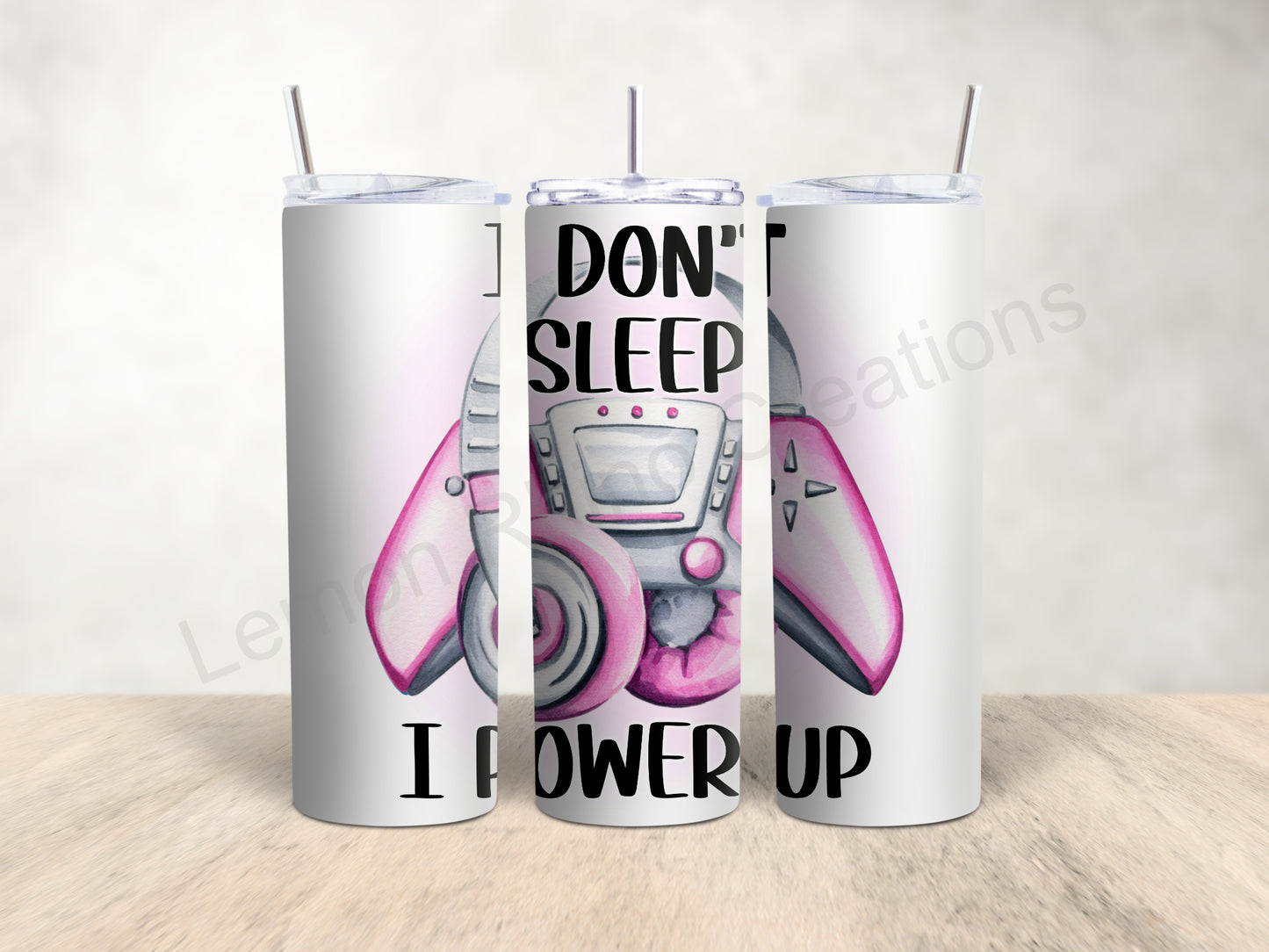 20oz Tumbler - Power Up Pink