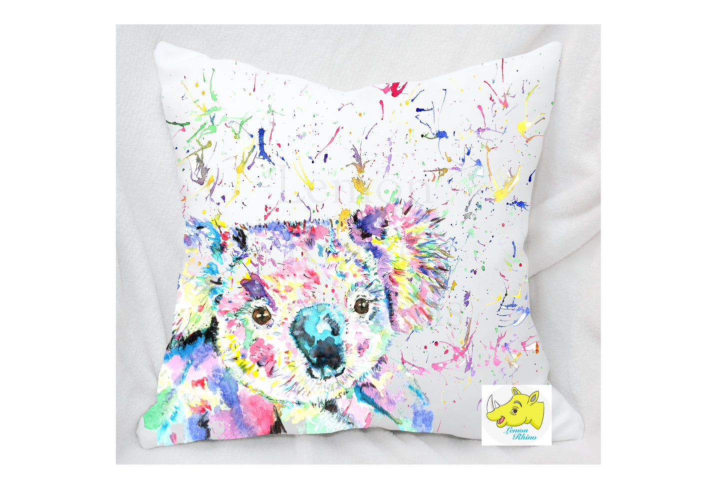 Koala Rainbow Design Cushion