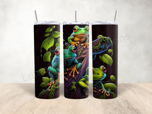 20oz Tumbler - Tree Frogs