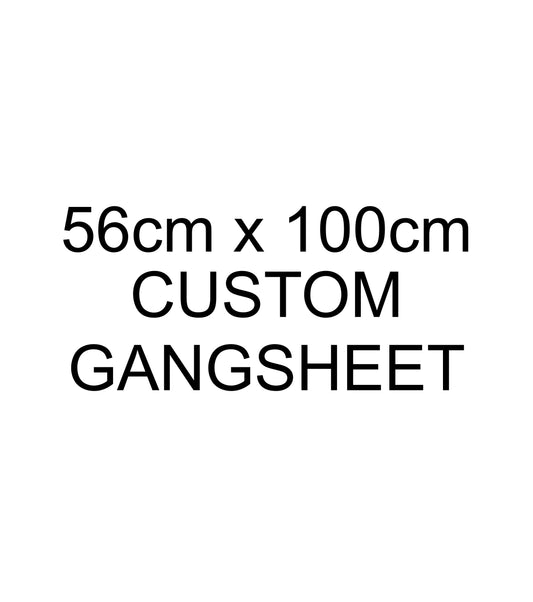 DTF Print 1 meter Custom Gang Sheet