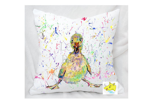 Duckling Rainbow Design Cushion