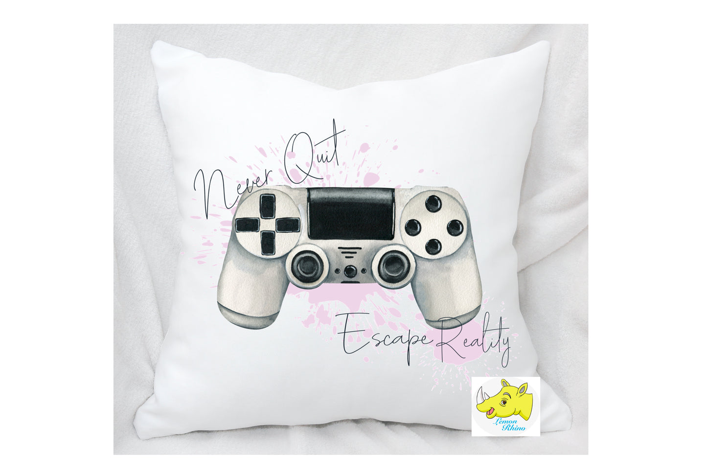Never Quit, Escape Reality Ps5 Controller - Pink
