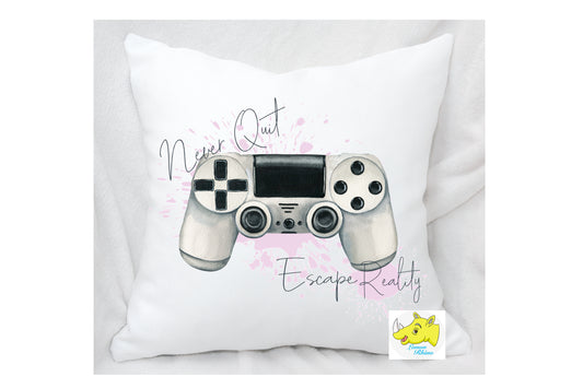 Never Quit, Escape Reality Ps5 Controller - Pink