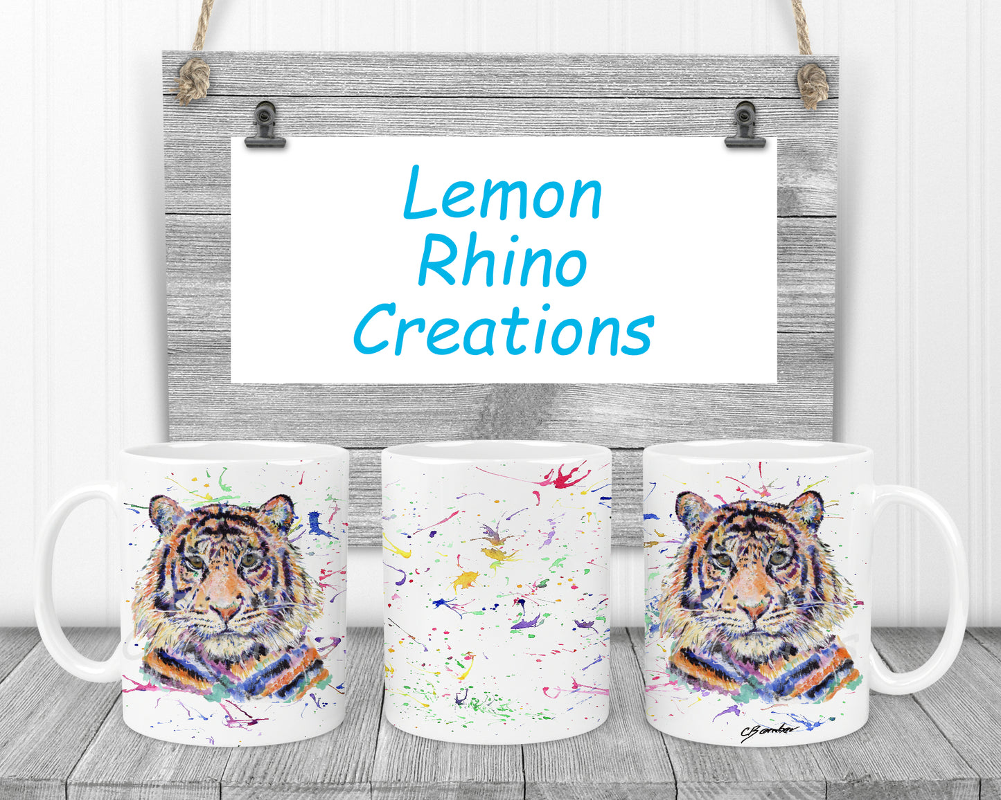 Tiger Mug - Rainbow Designs Collection